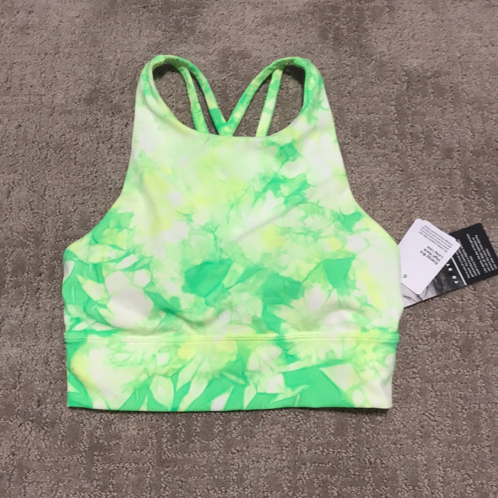 Lululemon tie dye high neck energy bra